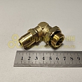 Фитинг угловой M22*1,5х ф10 с контргайкой и уплотнением STARTEC