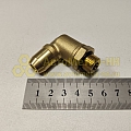Фитинг угловой M14*1,5х ф8 с контргайкой и уплотнением STARTEC