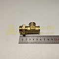 Тройник M22*1,5хМ16*1,5(внутр.)хМ16*1,5(внутр.) c контргайкой и уплотнением STARTEC