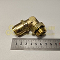 Фитинг угловой M22*1,5х ф15 с контргайкой и уплотнением STARTEC