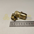 Фитинг угловой M22*1,5х ф16 с контргайкой и уплотнением STARTEC
