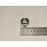 Гайка М18*1,5 ступицы с точк. (левая резьба)2101 (БелЗАН)(уп. 10 шт)