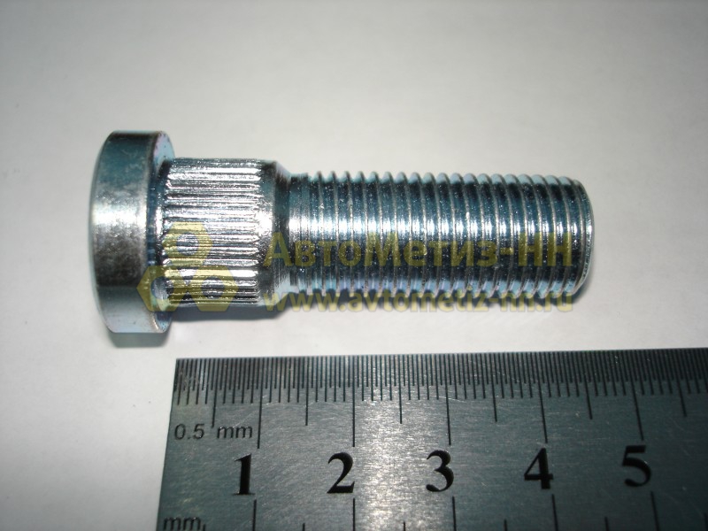 Шпилька колесная М14*1,5 (51,5/32, цинк)(уп. 5 шт) (шпилька колеса) для ...